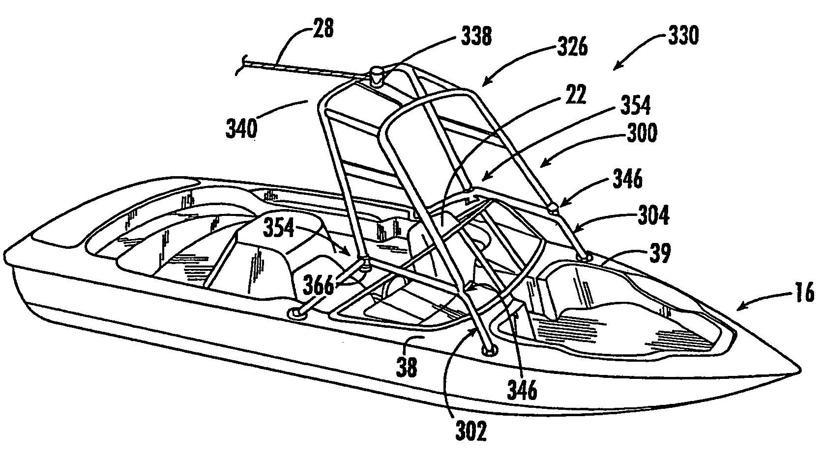 Water sport towing apparatus