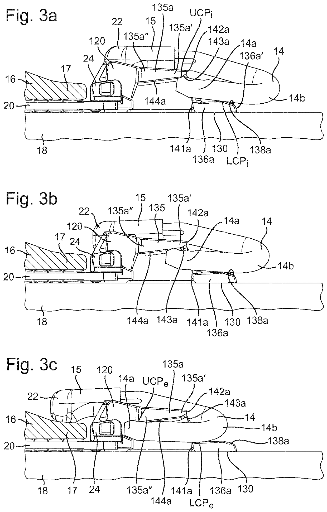 An anchoring device for a railway rail fastening assembly