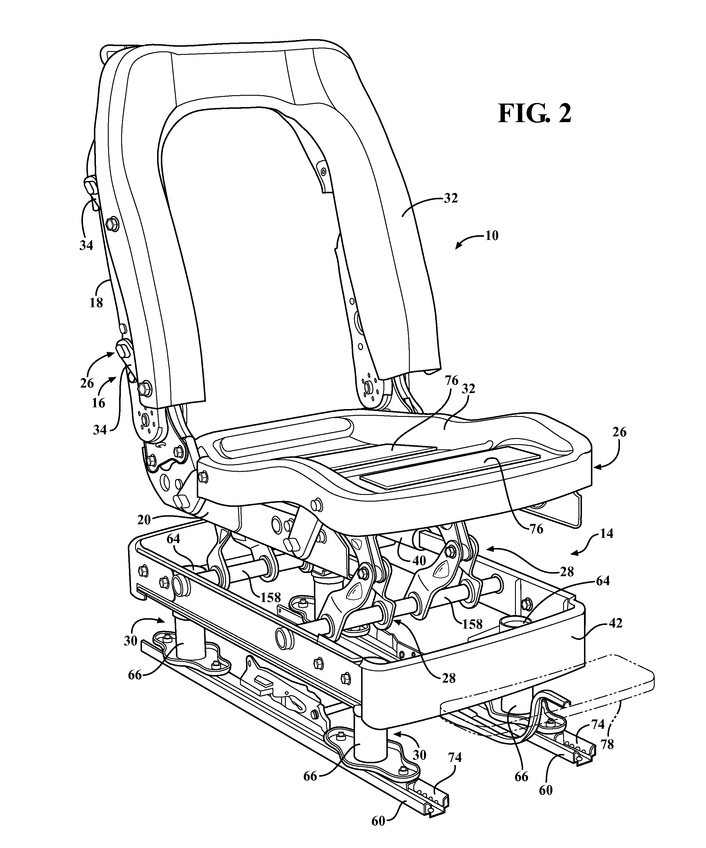 Blast Attenuation Device For Absorbing Force Between An Occupant And A Vehicle