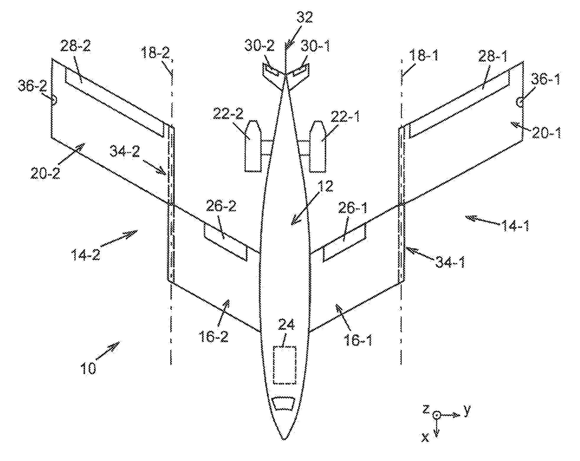 Aircraft Having a Variable Geometry