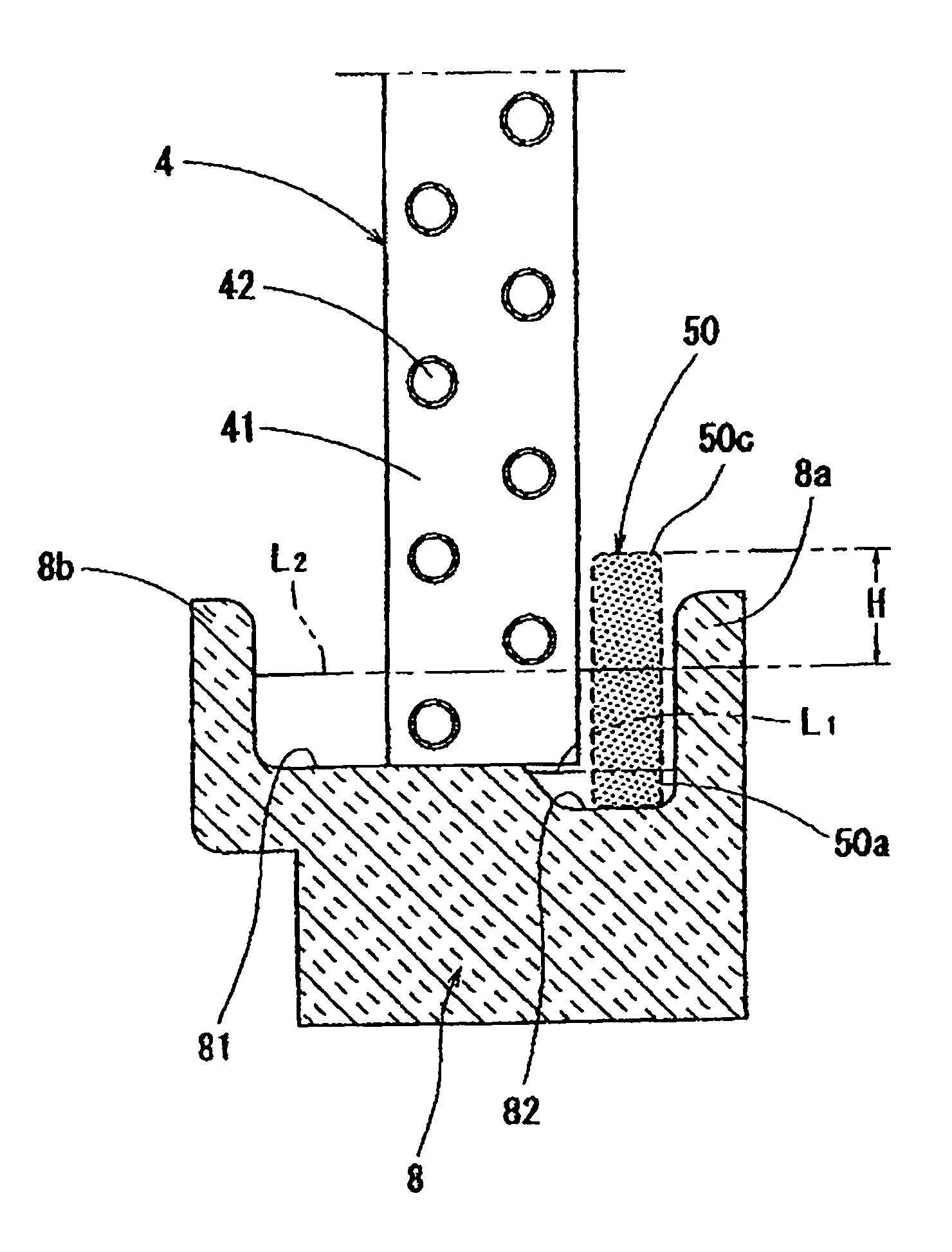 Drain water bacteriostatic structure for air conditioner