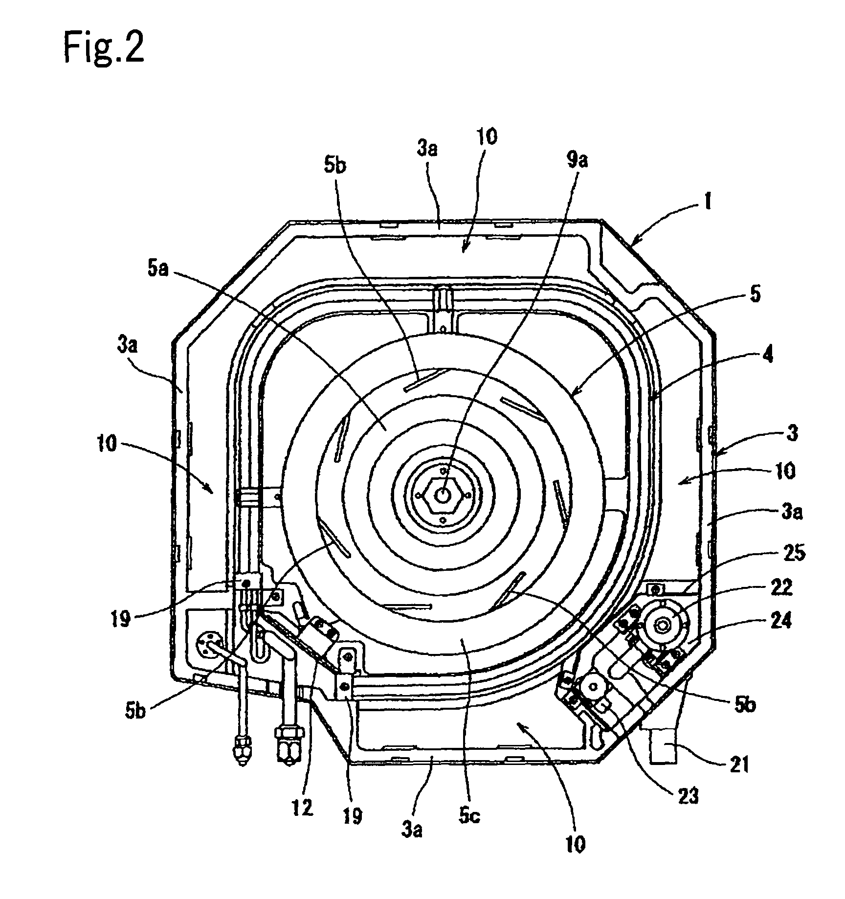 Drain water bacteriostatic structure for air conditioner