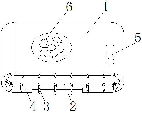 A robot steering structure