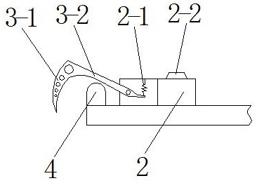 A robot steering structure