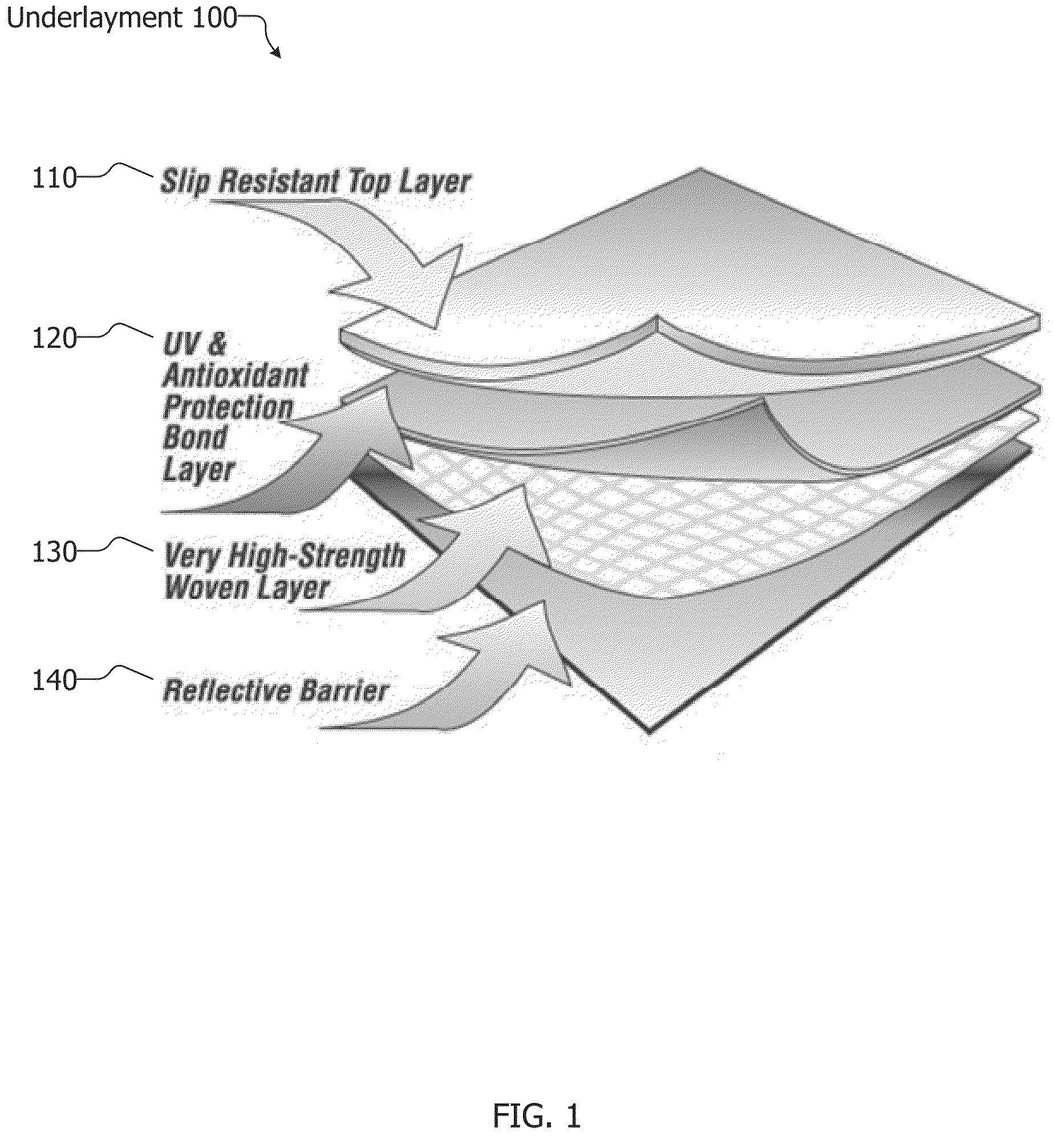 Pedestaled roof underlayment