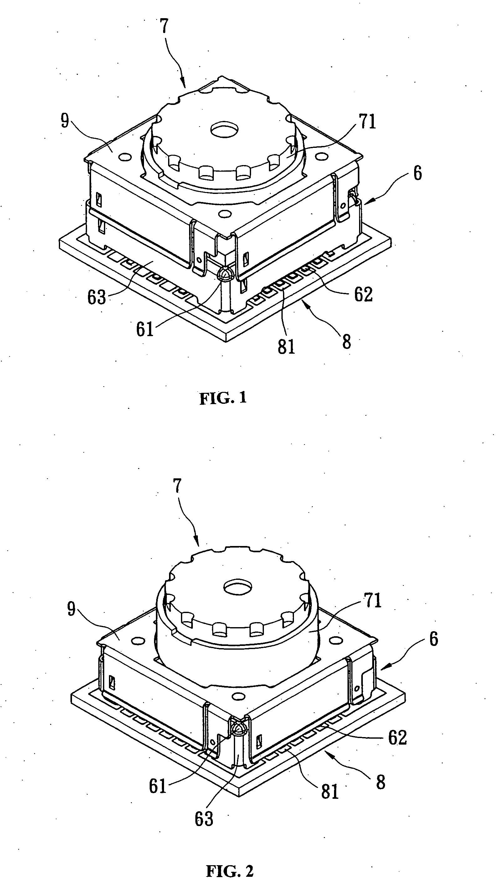 Camera module connector