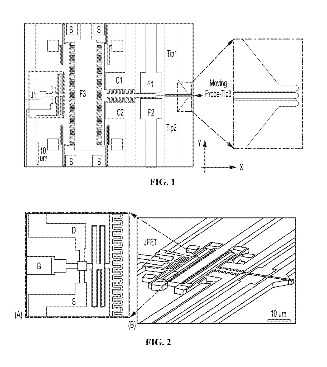 Motion sensor integrated nano-probe N/MEMS apparatus, method, and applications