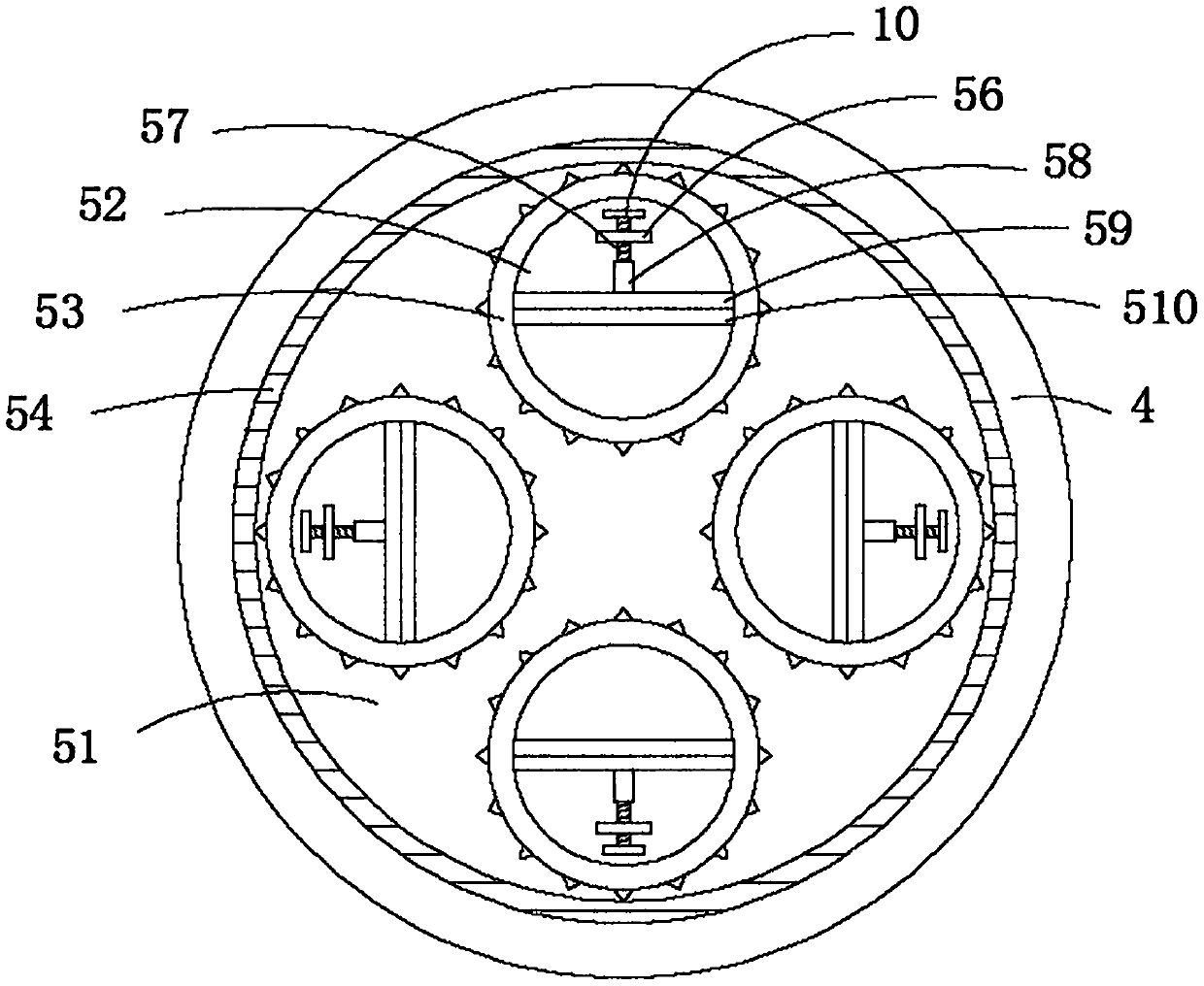 Vehicle body spraying device for electro-tricycle production