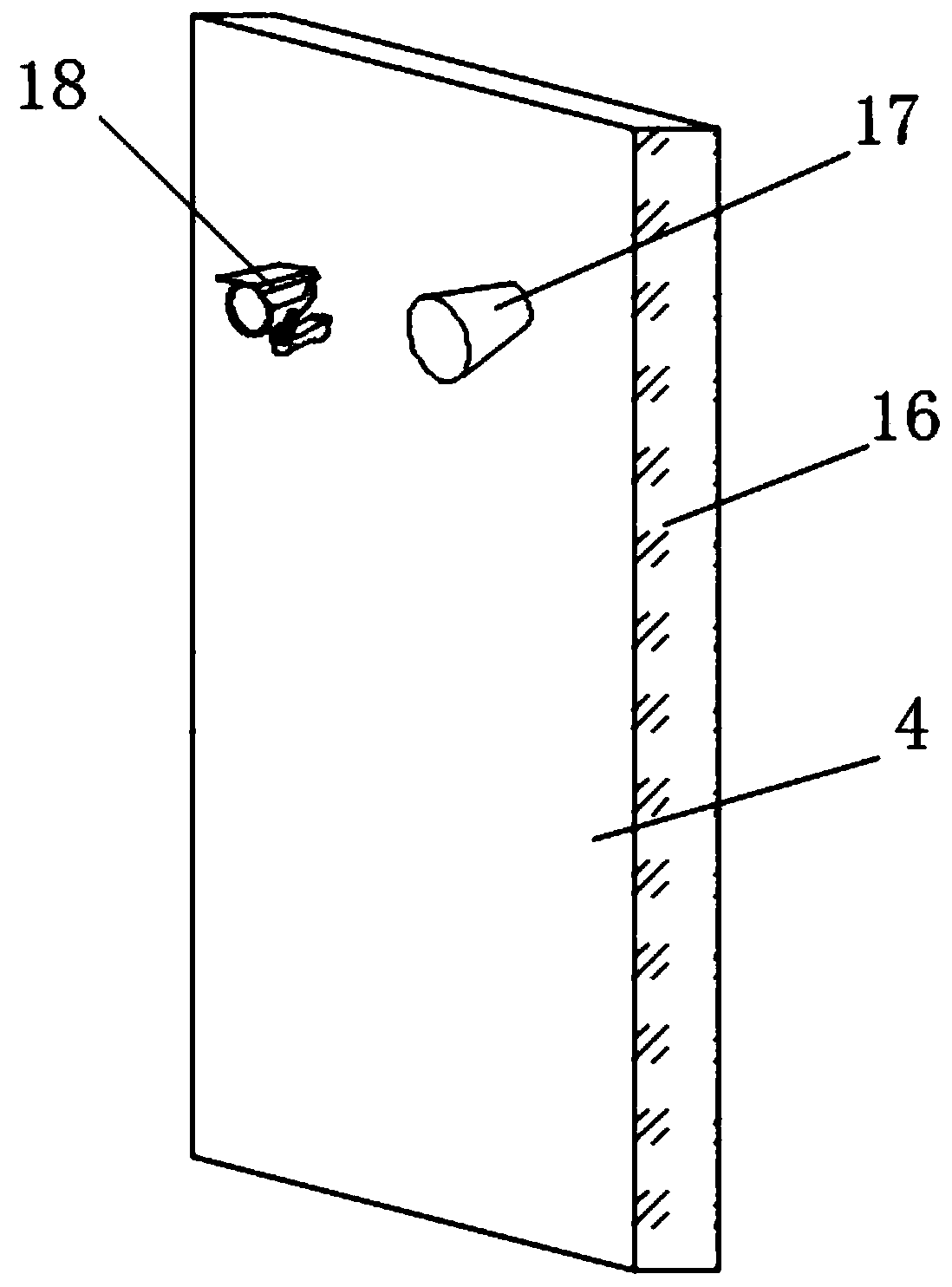 Display rack provided with stable base structure