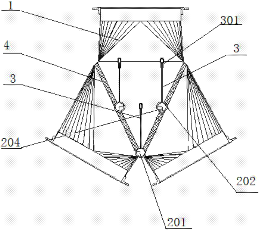 Large-aperture three-way sealed switching valve