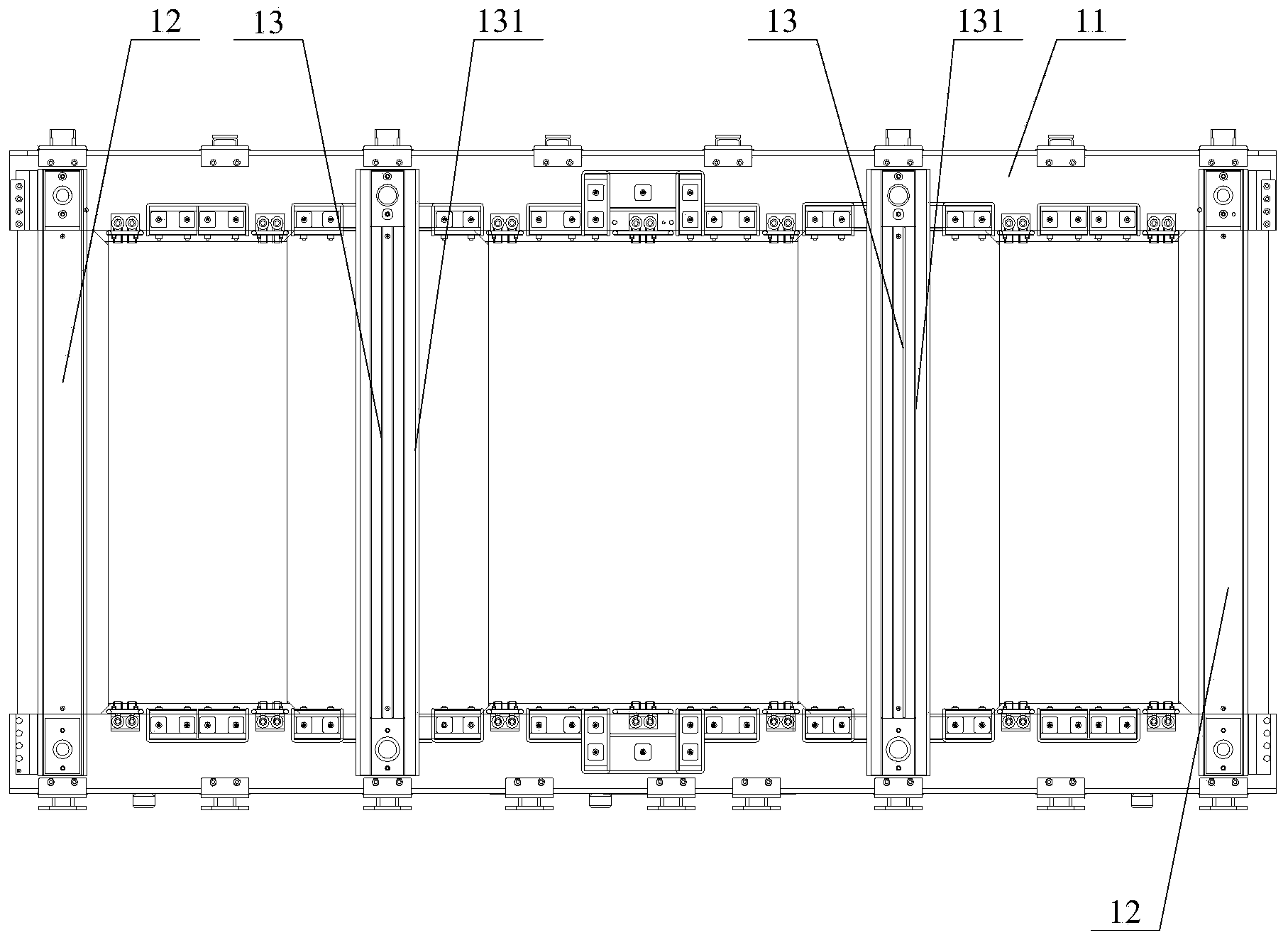 Extra-high voltage transformer and iron core assembly thereof