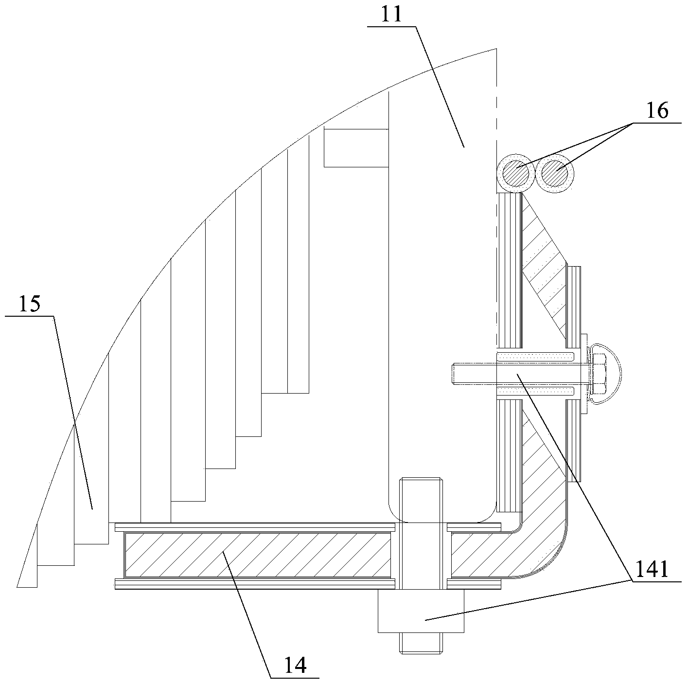 Extra-high voltage transformer and iron core assembly thereof