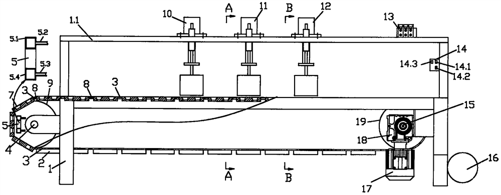 Jelly cup blowing dropping device of jelly production line