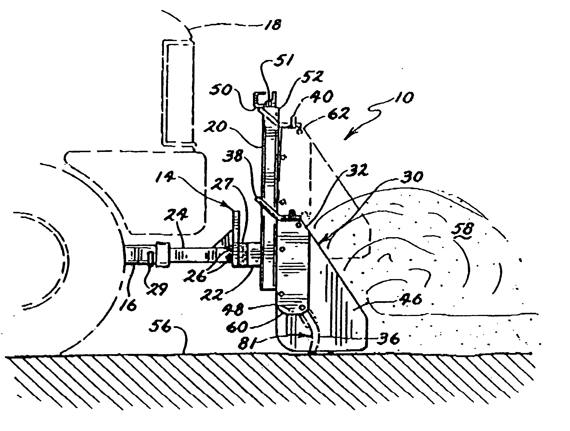 Self-adjusting snow plow