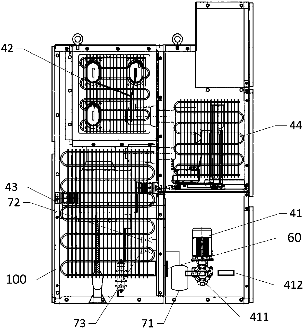 Switch cabinet suitable for preventing burning explosion