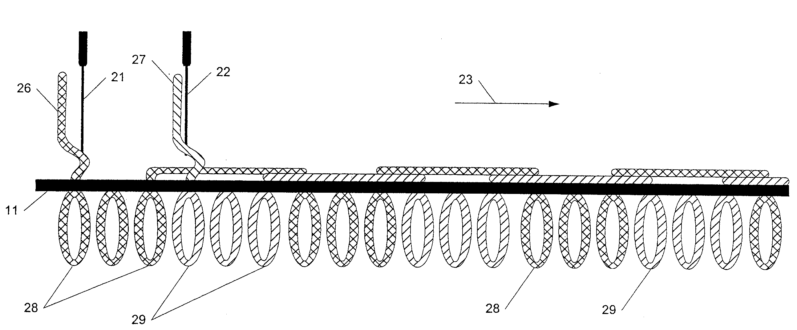 System and method for control of the backing feed for a tufting machine