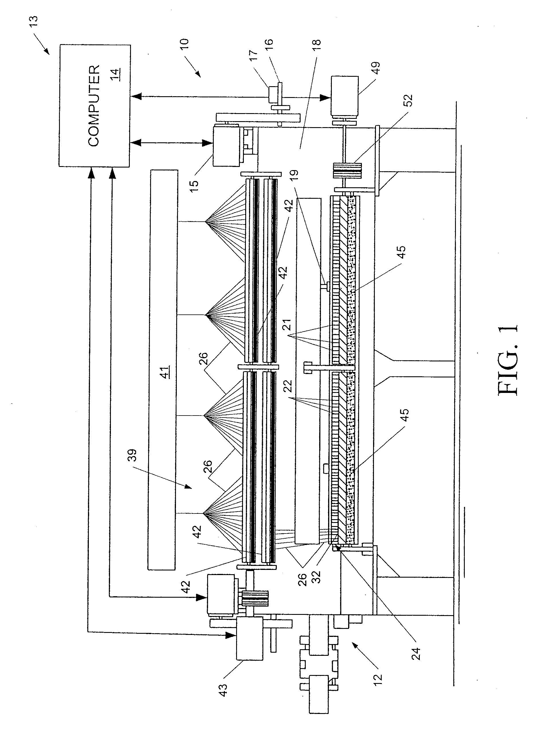 System and method for control of the backing feed for a tufting machine