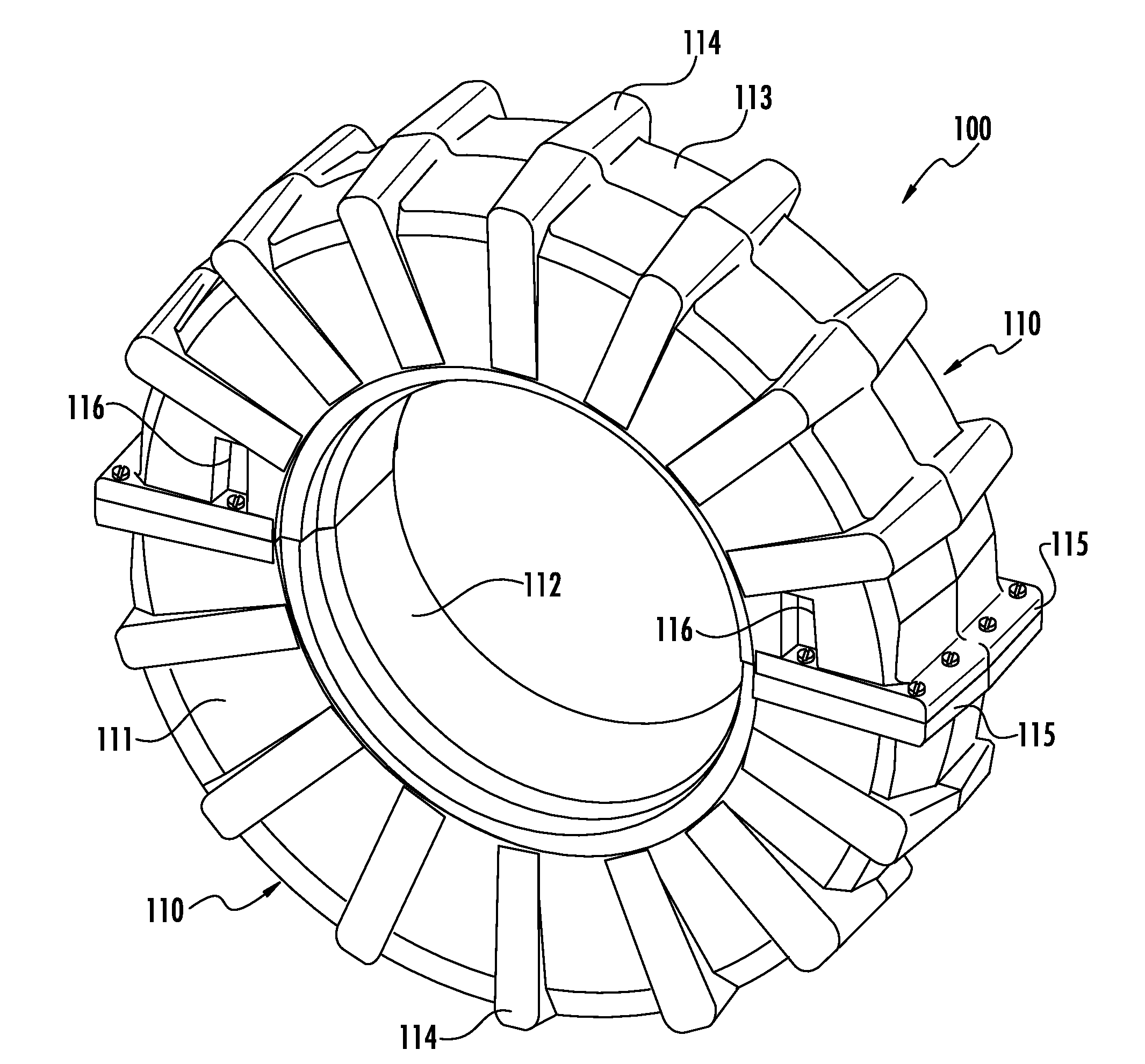 Tire For Center Pivot Irrigation