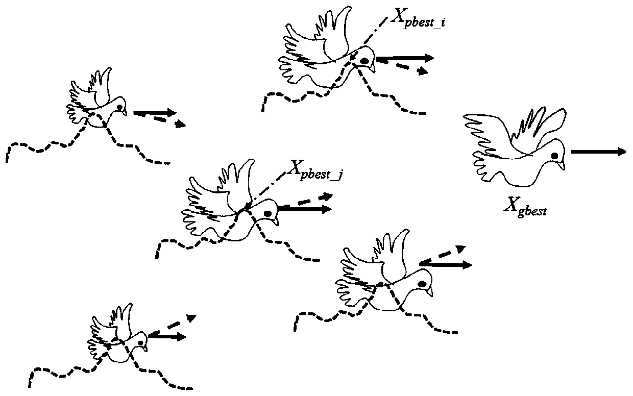 Unmanned aerial vehicle cluster formation control method based on non-inferior solution pigeon colony optimization