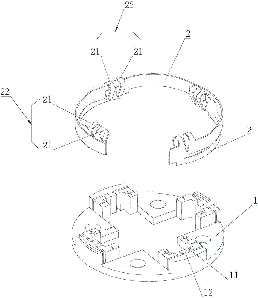 Electric connector and LED lamp