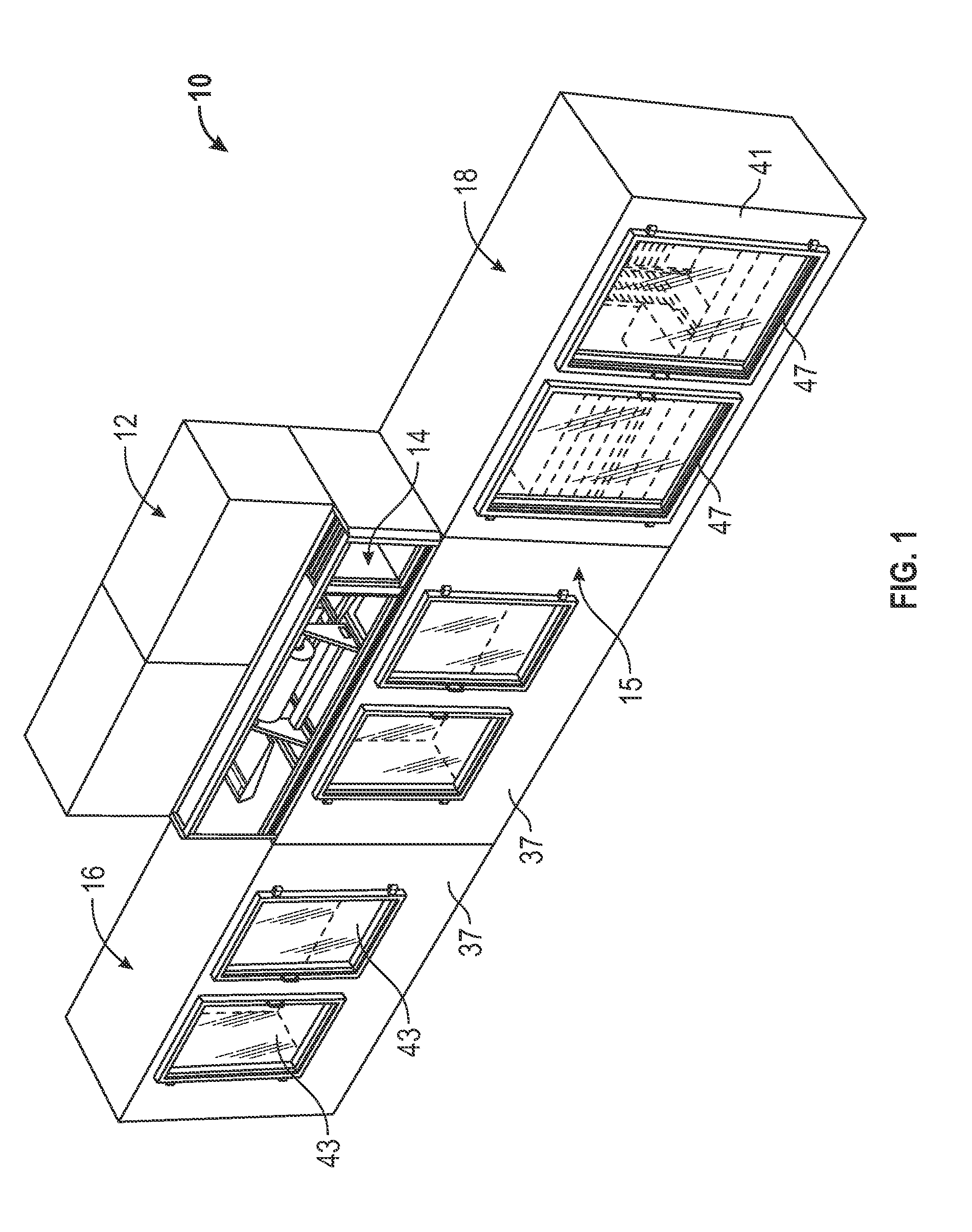 Method and apparatus for distributing and storing serially produced articles in multiple storage units