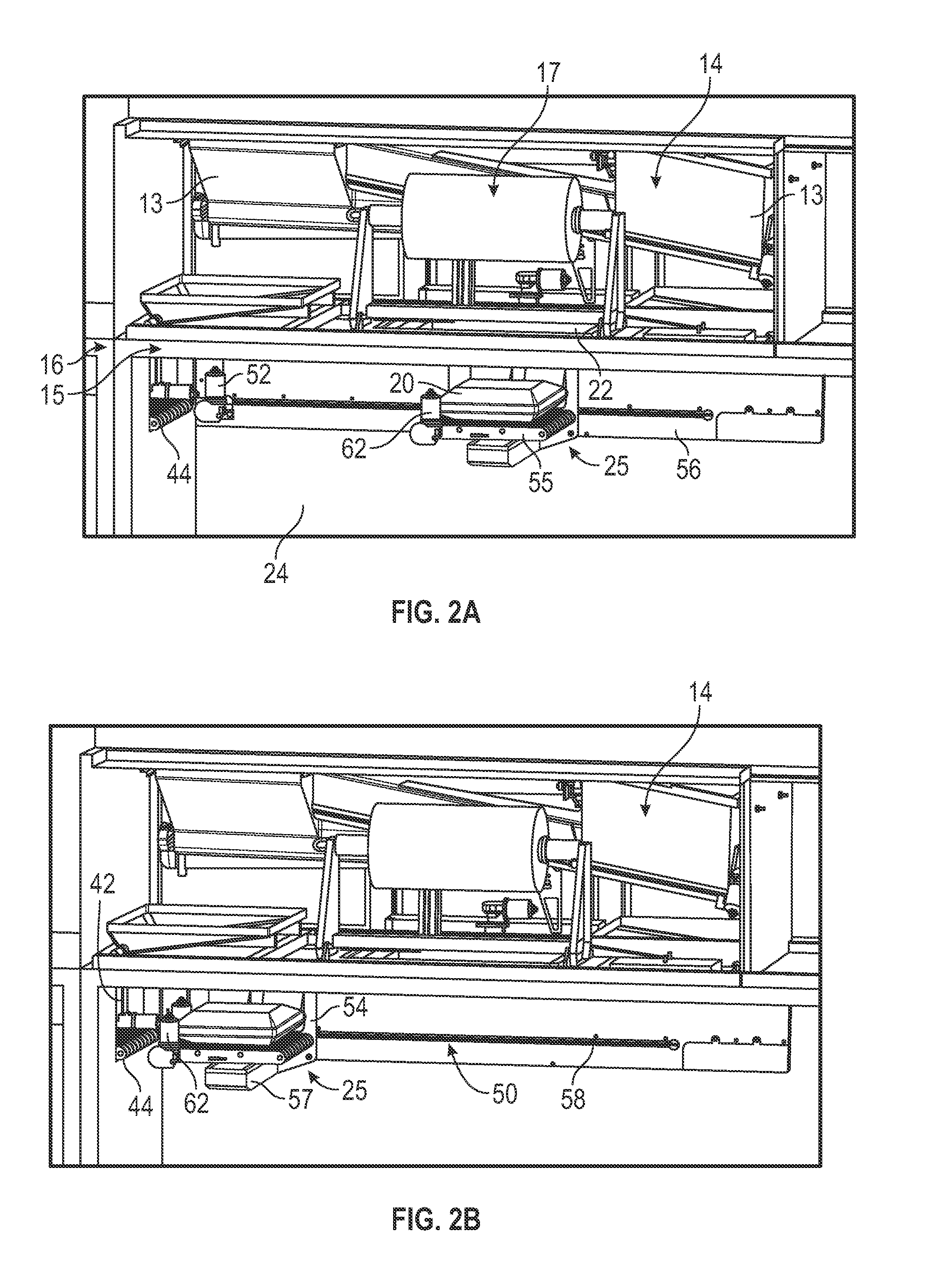 Method and apparatus for distributing and storing serially produced articles in multiple storage units