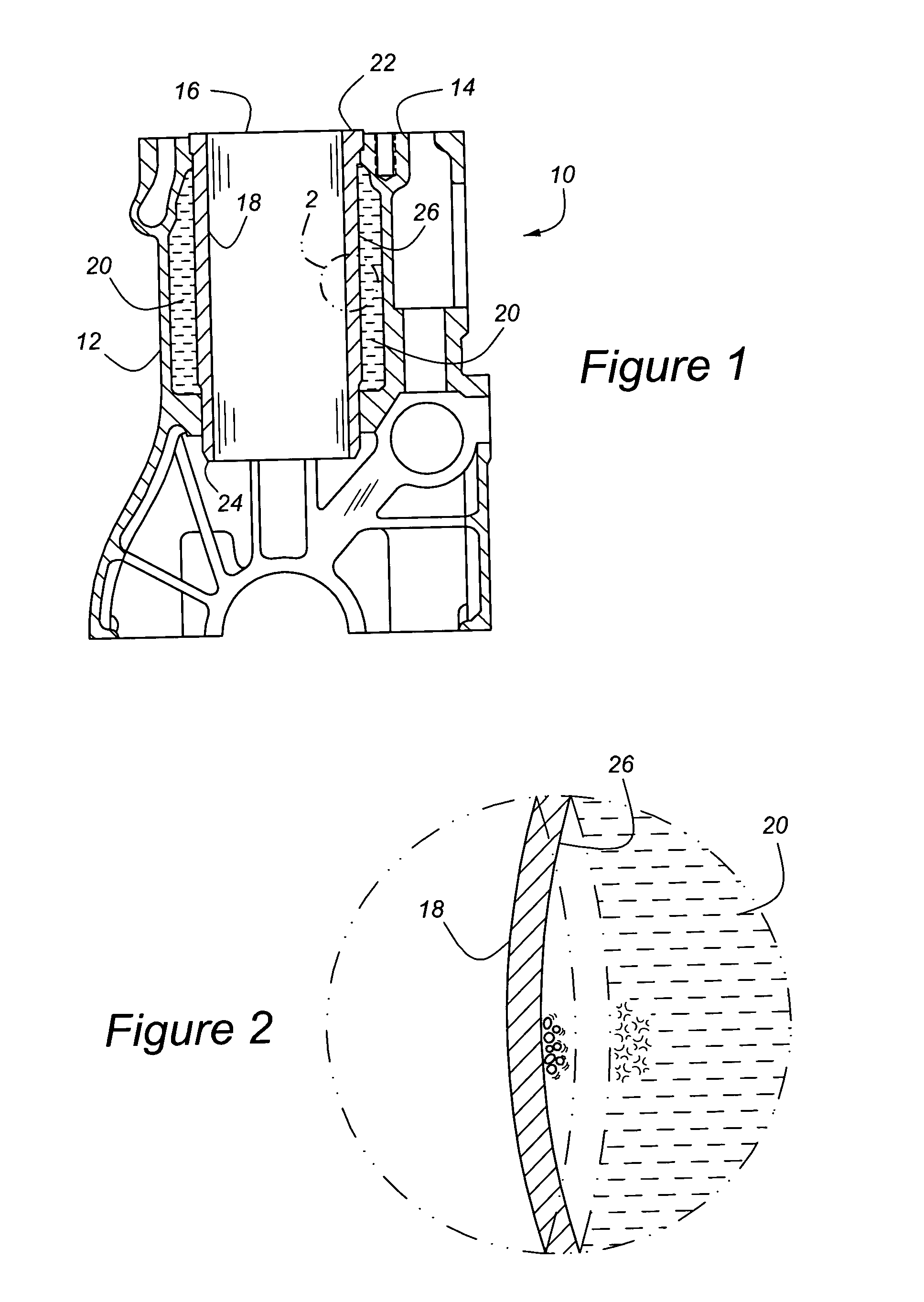 Anti-cavitation diesel cylinder liner