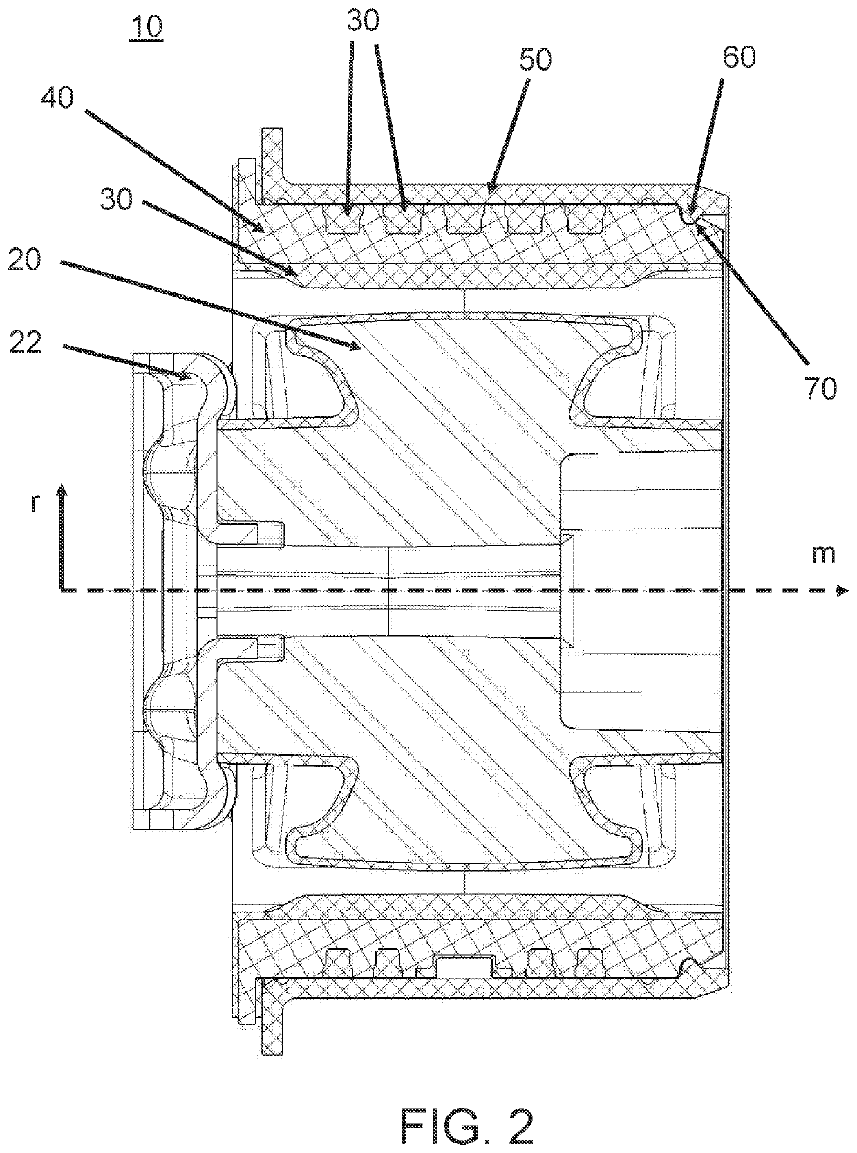 Bearing bush and production method for a bearing bush