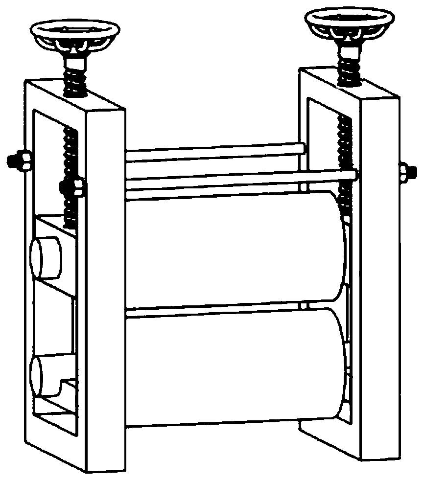 An experimental teaching rolling mill synchronous-asynchronous pressing dual-purpose device