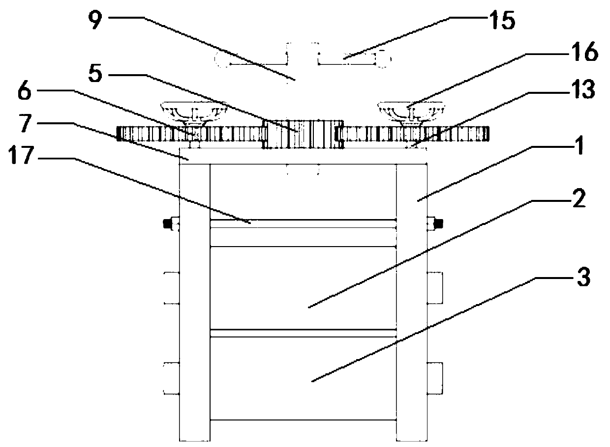 An experimental teaching rolling mill synchronous-asynchronous pressing dual-purpose device