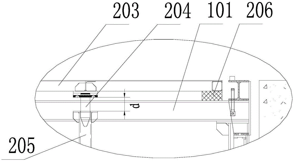 Semi-underground multiple-row lifting and transferring cubic garage