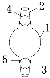 Application of balloon bag quick to inflate and deflate in endotracheal catheter cuff