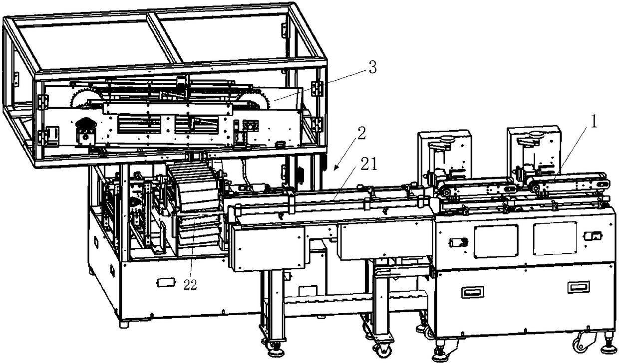 Full servo control material-box-type collecting and accumulating device