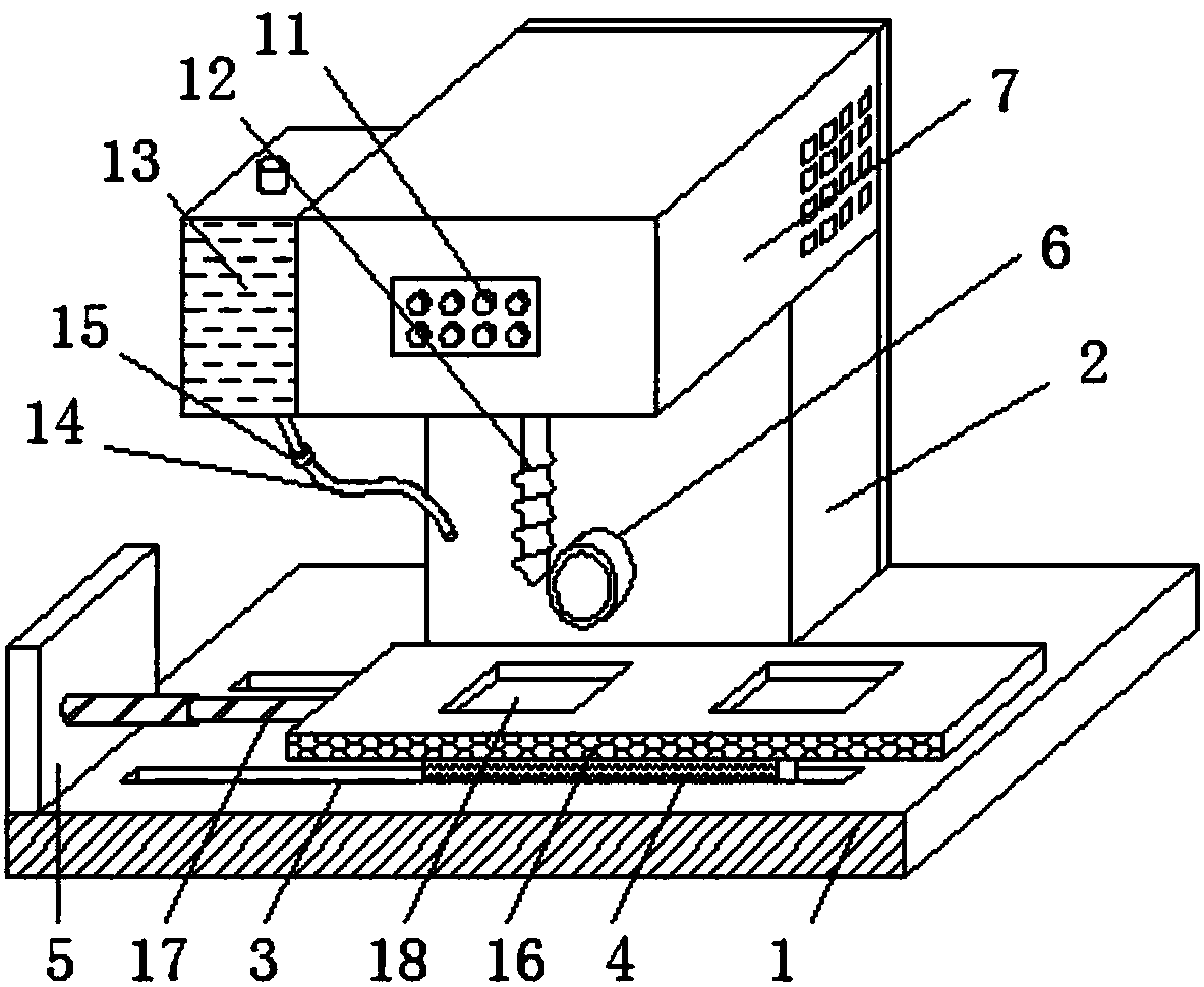 Non-standard automatic machining drilling device