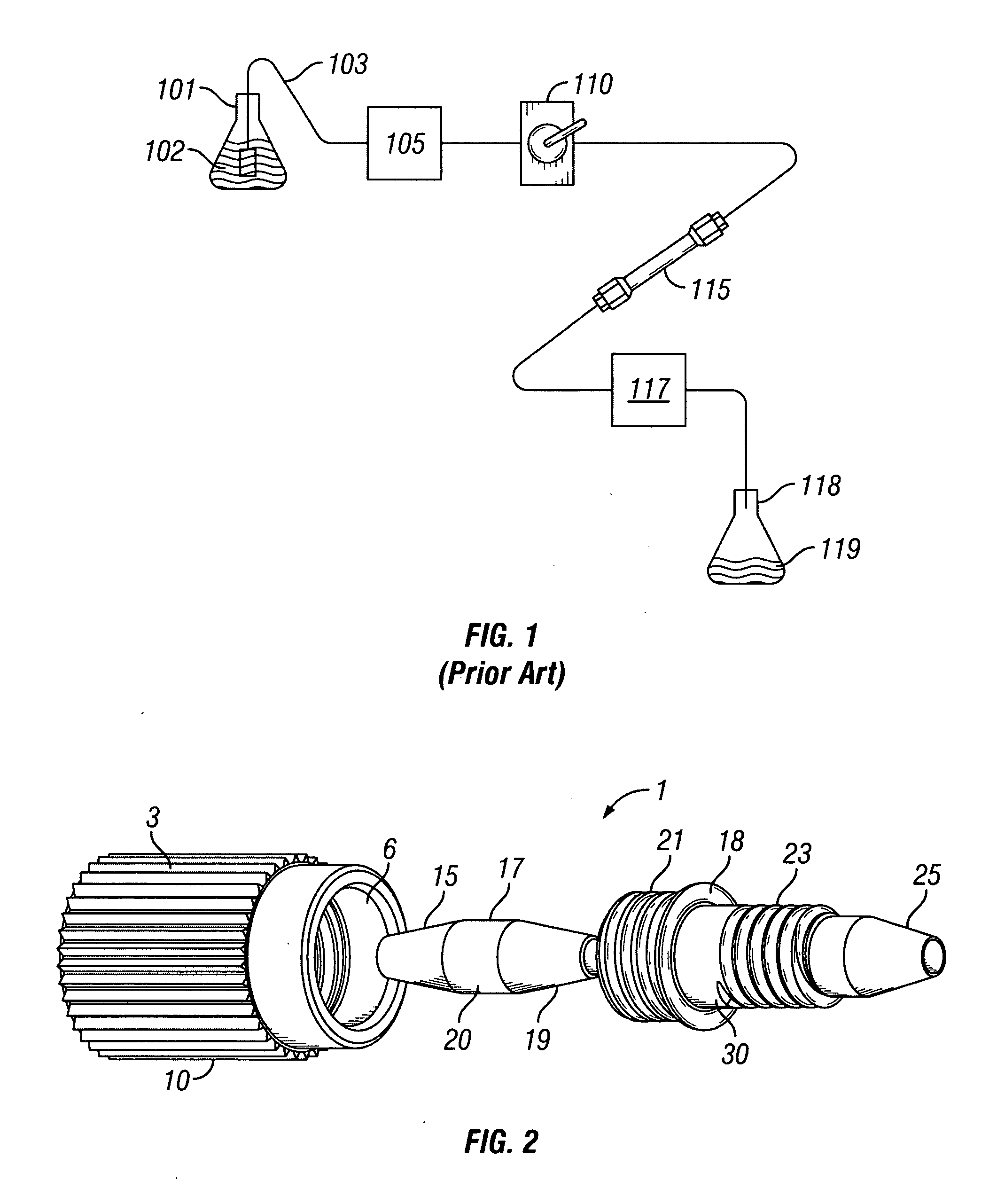 Connection assembly for ultra high pressure liquid chromatography