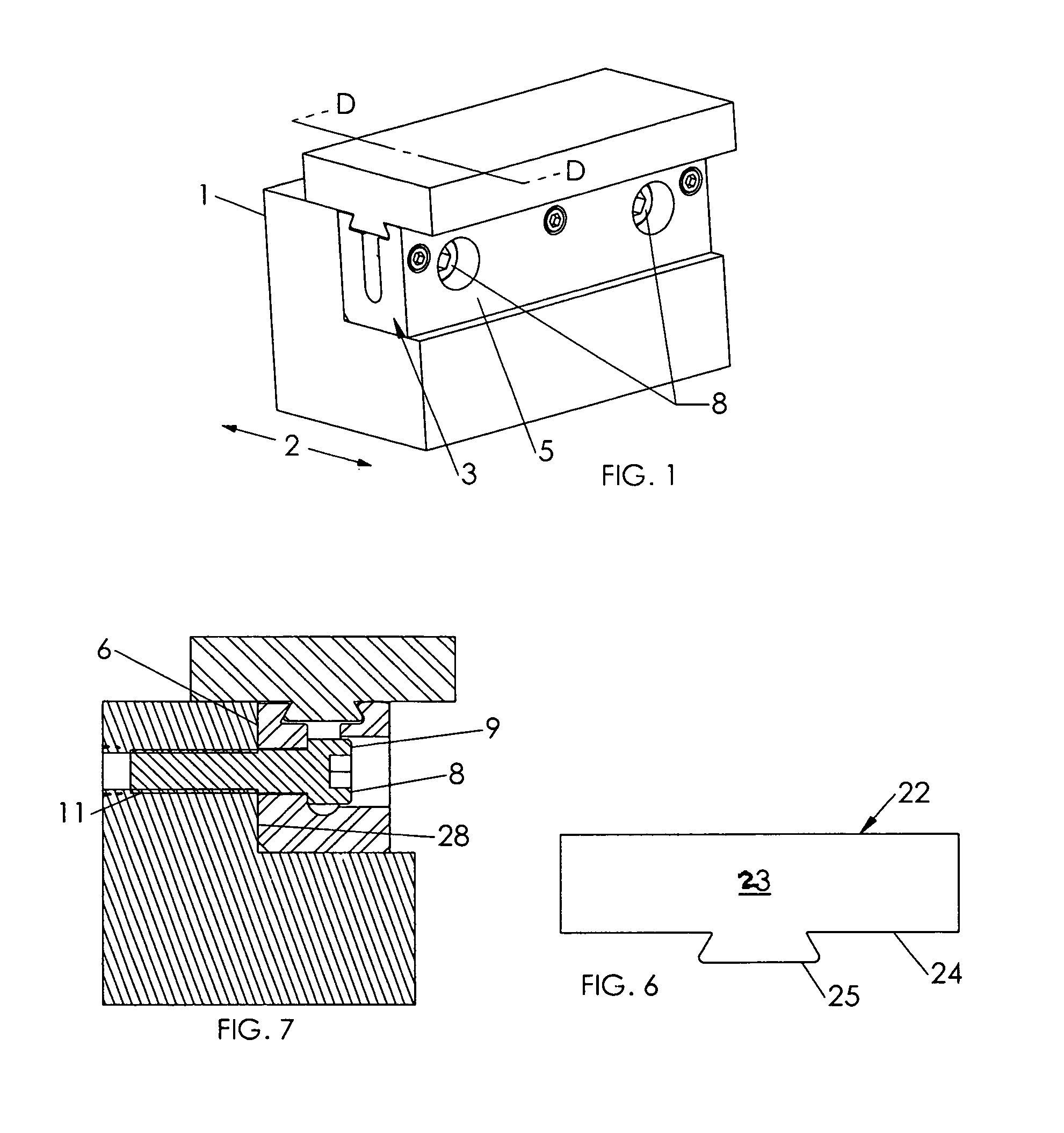 Dovetail vise jaw plate assembly