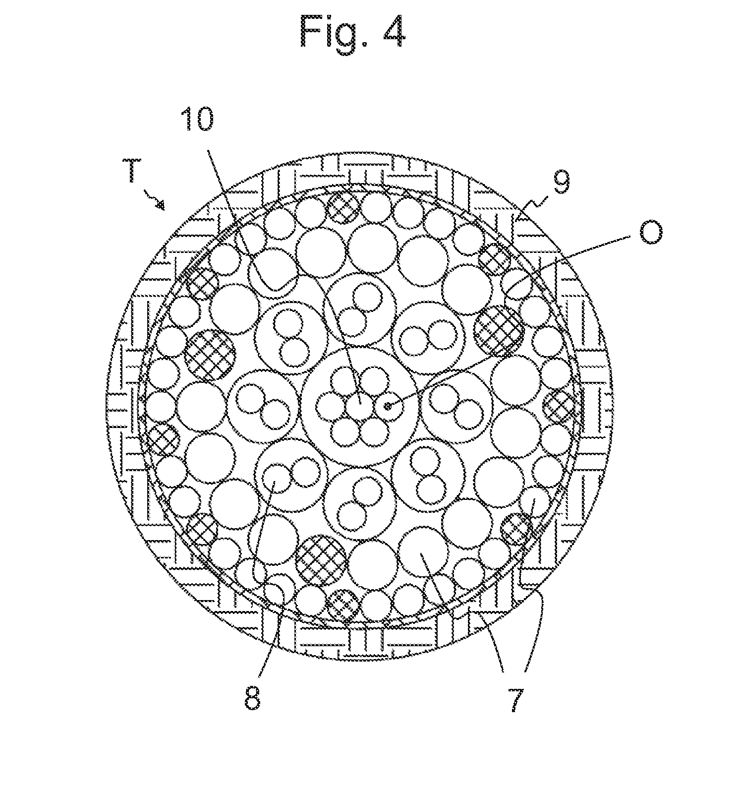 Travelling cable of an elevator, and an elevator