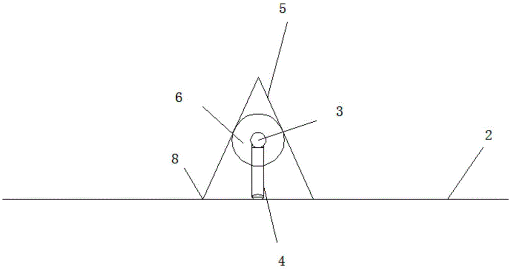 Pre-embedding device and method of tunnel vault ground terminals