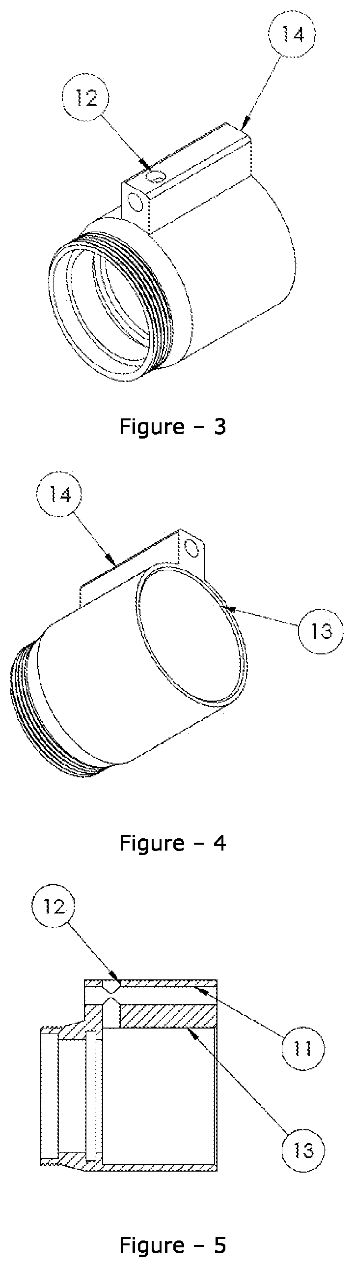 Pressure control mechanism for fireguns