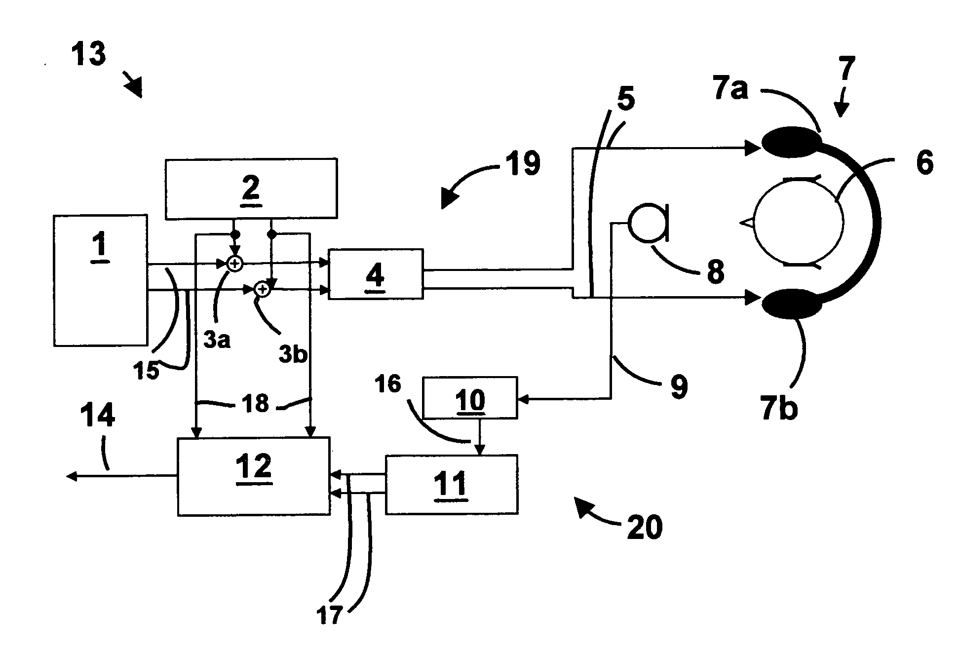 Method and device for generating information relating to relative position of a set of at least three acoustic transducers (as amended)