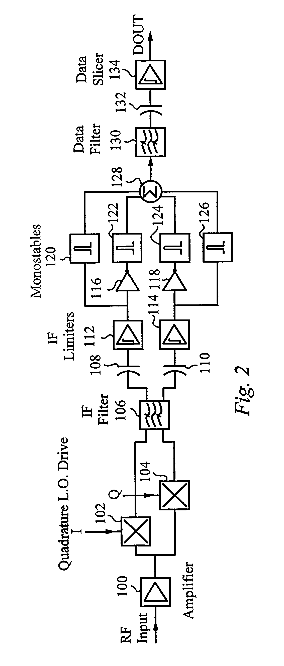 FM demodulator for a low IF receiver