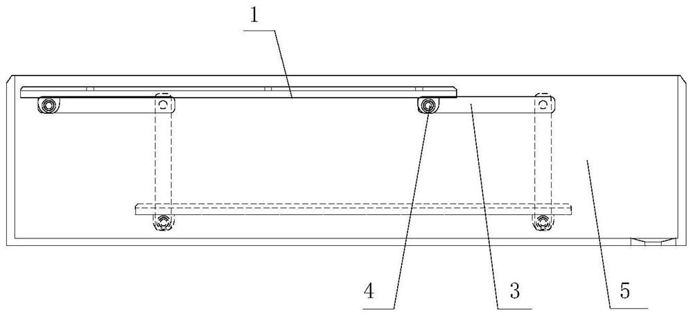 Electric cantilever side-sway rotating type dissecting table lifting mechanism