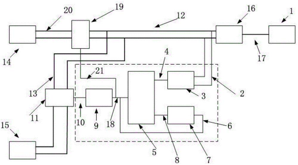 Power-off preventive device of portable electric energy quality monitor