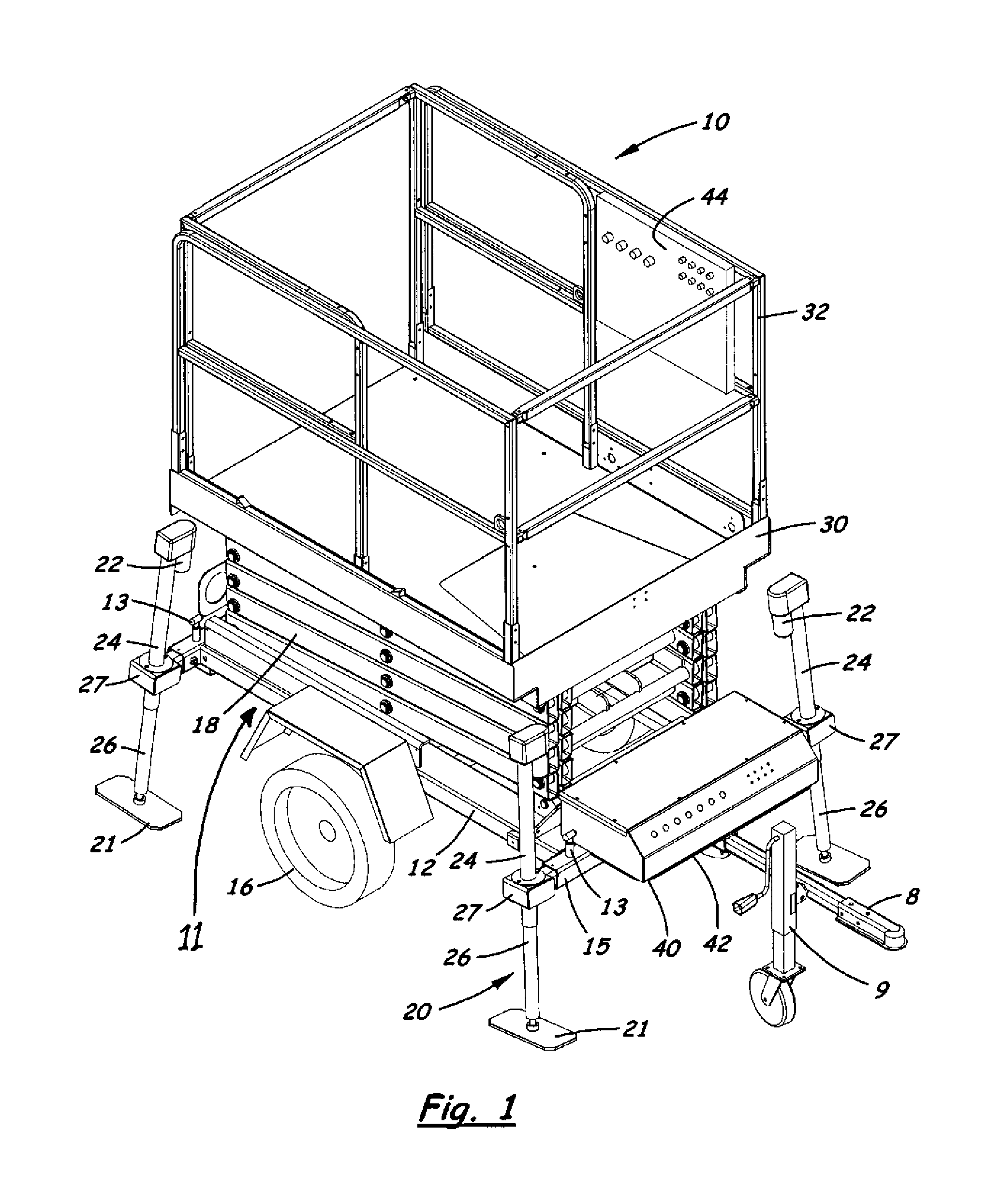 Aerial work platform apparatus and method