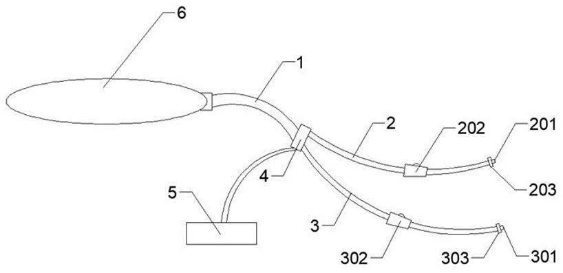 Nasopharyngeal cavity cooling catheter for selective brain target temperature management