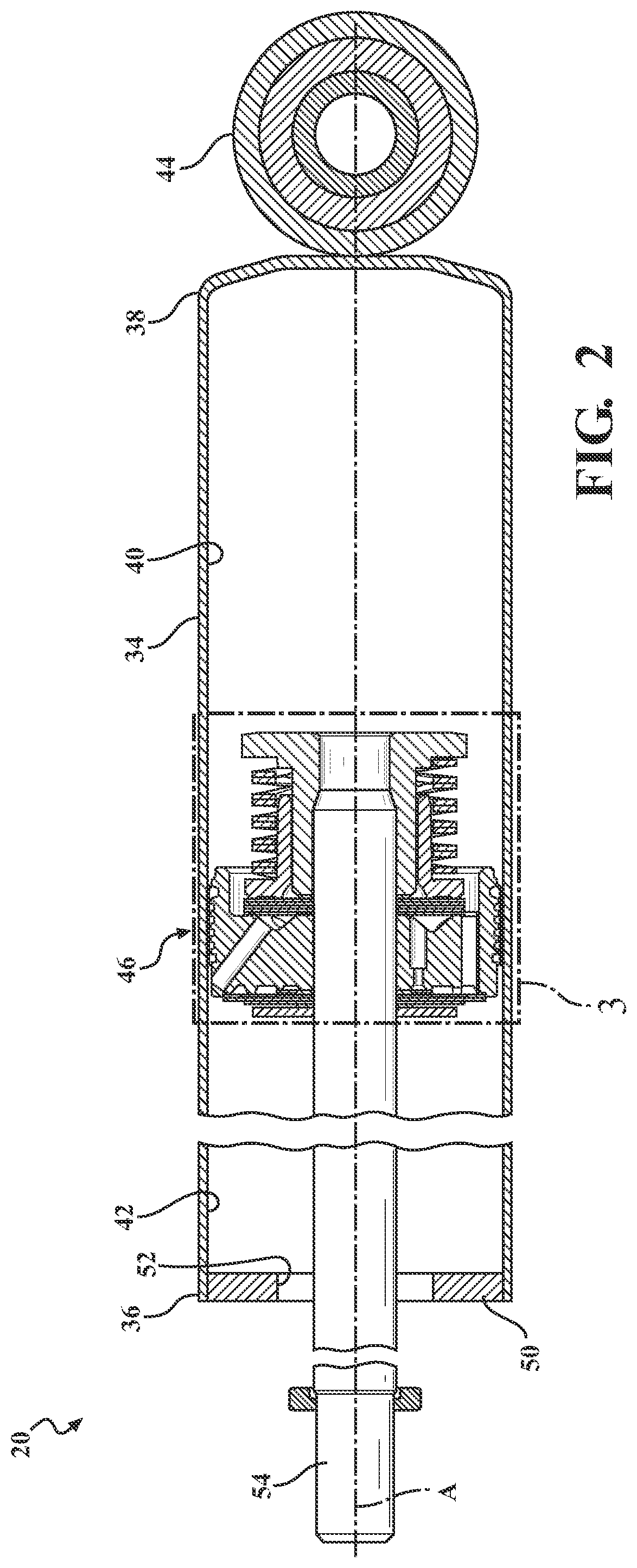 Hydraulic damper and a piston for the hydraulic damper assembly