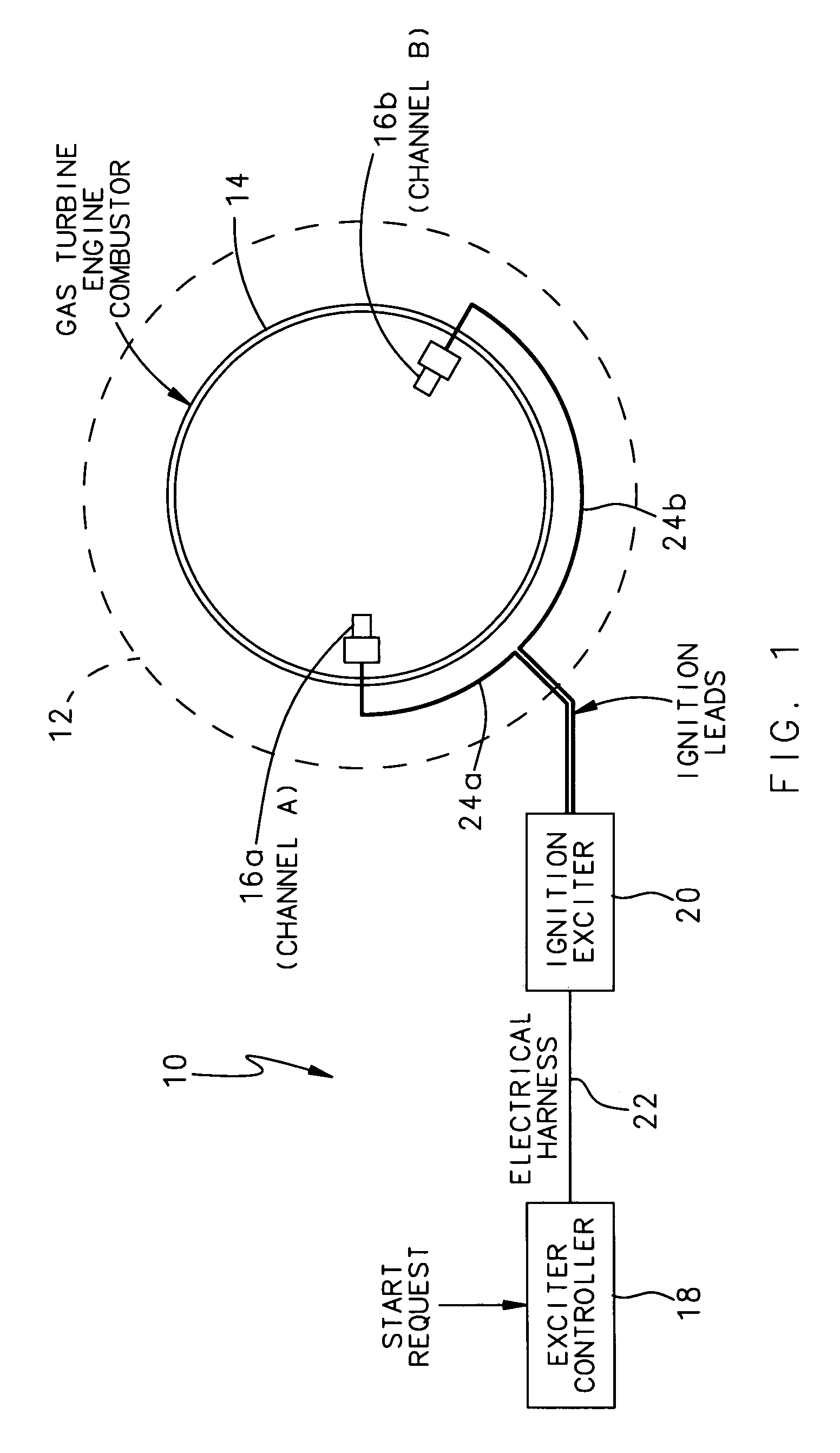 High energy primary spark ignition system for a gas turbine engine