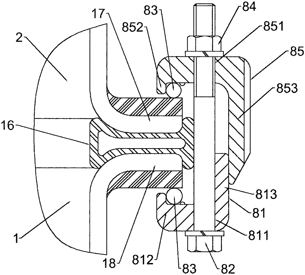 Stirring device for agent preparation