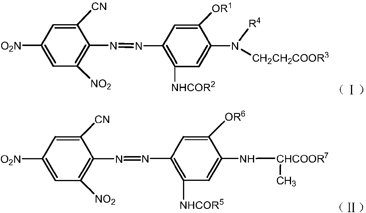 Disperse blue-to-black dye composition and dye product