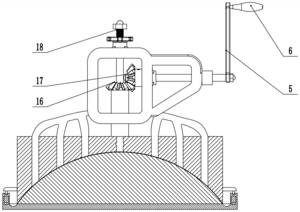 Grinding device for art painting paint